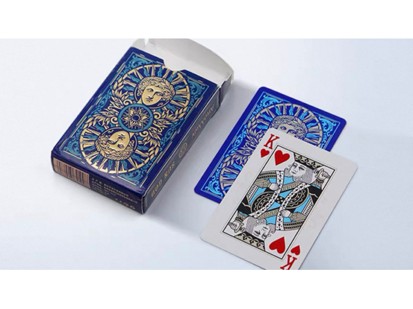Sun God Greek Mythology Themed Blue Edition Playing Cards