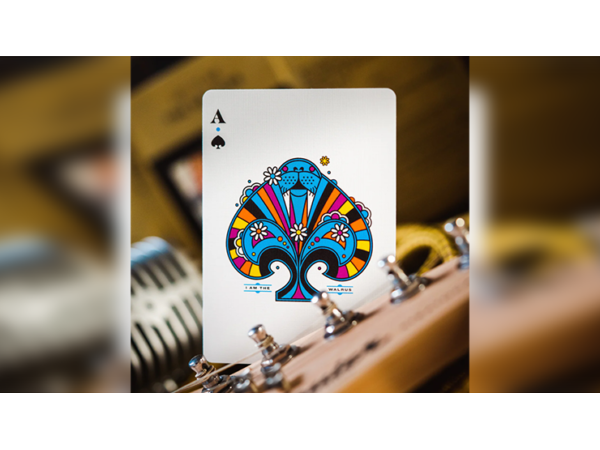 The Beatles Special Edition (Black) Playing Cards by theory11