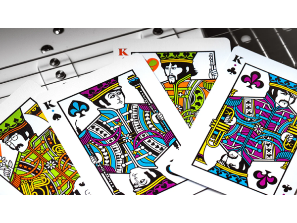 The Beatles Special Edition (Black) Playing Cards by theory11