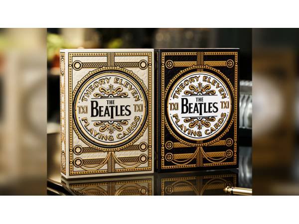 The Beatles Special Edition (Black) Playing Cards by theory11