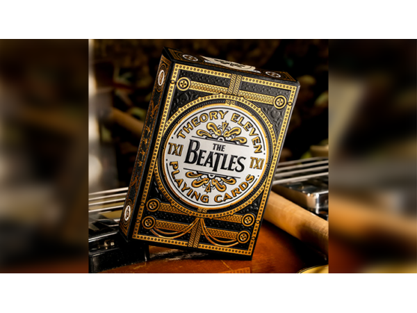 The Beatles Special Edition (Black) Playing Cards by theory11