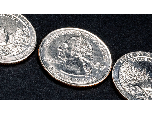 Triad Coins (Quarter) by Joshua Jay and Vanishing Inc.