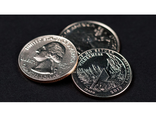 Triad Coins (Quarter) by Joshua Jay and Vanishing Inc.