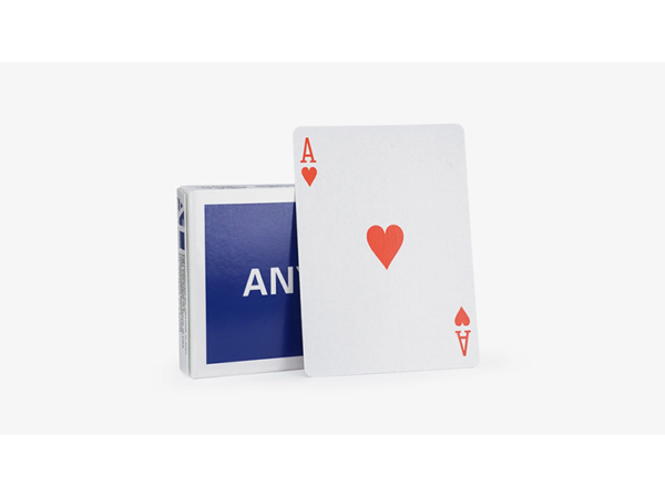 Cap Logo (Navy) ANYONE Playing Cards