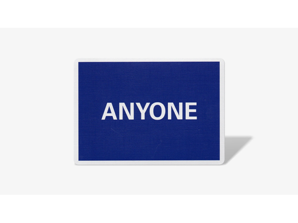 Cap Logo (Navy) ANYONE Playing Cards