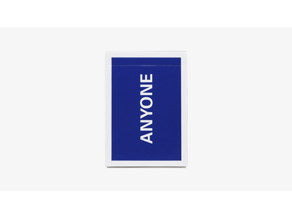 Cap Logo (Navy) ANYONE Playing Cards
