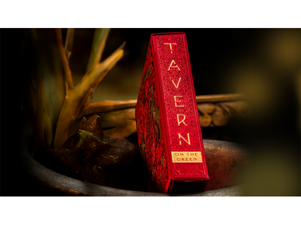Tavern on the Green: Red Edition Playing Cards by theory11