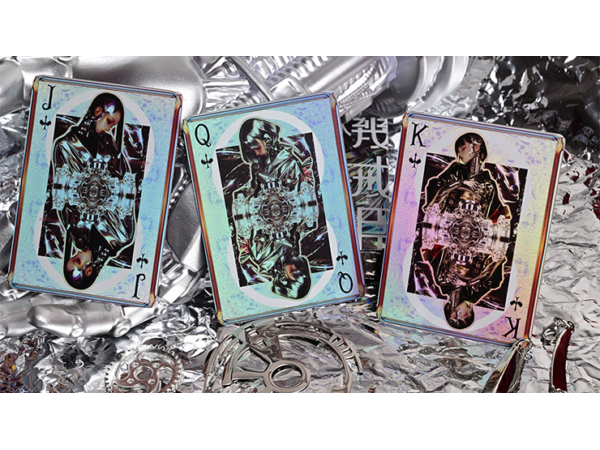 Robo-Geisha playing cards