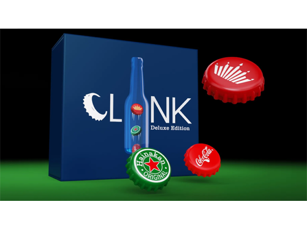 The Clink (Cap in Bottle) Set by Iarvel Magic and Wonder House (Heineken, Coke, and Budweiser)