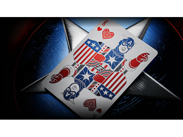 Captain America Playing Cards by theory11