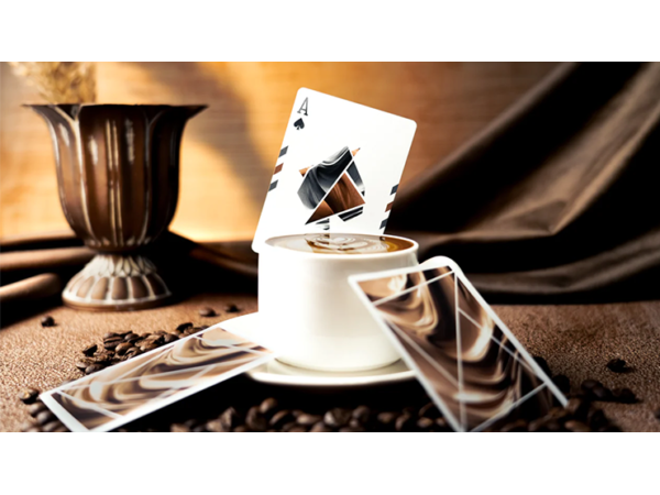 Flexible Mocha Mousse Playing Cards by TCC
