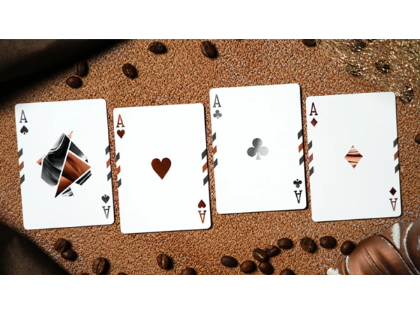 Flexible Mocha Mousse Playing Cards by TCC
