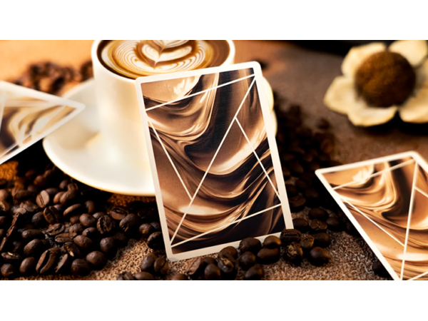 Flexible Mocha Mousse Playing Cards by TCC