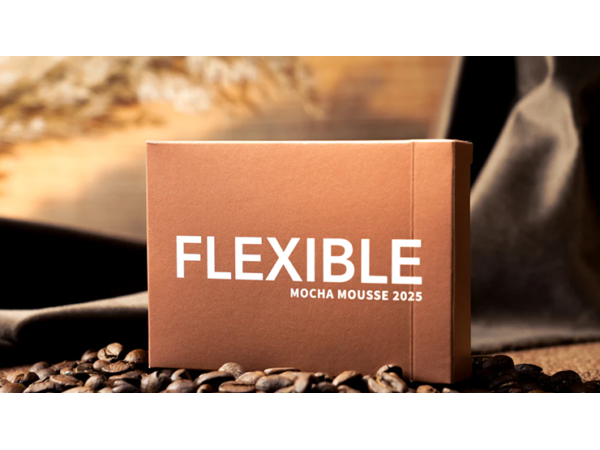 Flexible Mocha Mousse Playing Cards by TCC