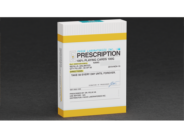 PRESCRIPTION Playing Cards