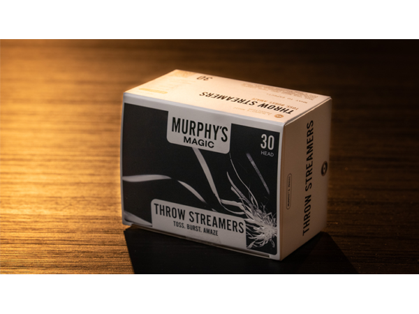 Throw Streamers 12 pk. (White / 30 Head) by Murphy's Magic