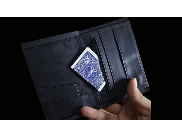 Mini Bombshell Wallet (Black Smooth) by CAHYO
