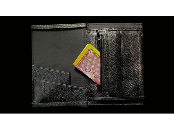 Mini Bombshell Wallet (Black Pebble) by CAHYO