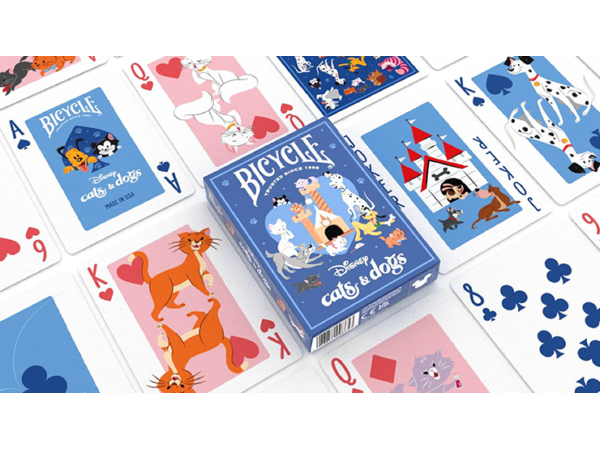 Bicycle Disney Cats and Dogs Playing Cards by US Playing Card