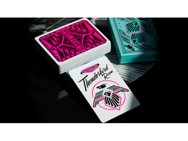 FULTON'S THUNDERBIRD ROOM TURQUOISE EDITION PLAYING CARDS