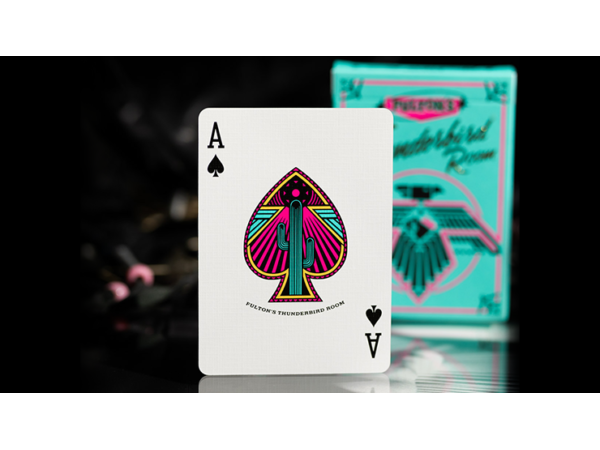 FULTON'S THUNDERBIRD ROOM TURQUOISE EDITION PLAYING CARDS