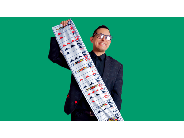 Mystery Card Streamer (Red 6 of Clubs) by PlayTime Magic DEFMA