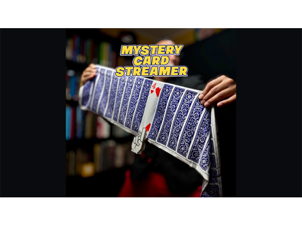 Mystery Card Streamer (Blue 4 of Hearts) by PlayTime Magic DEFMA