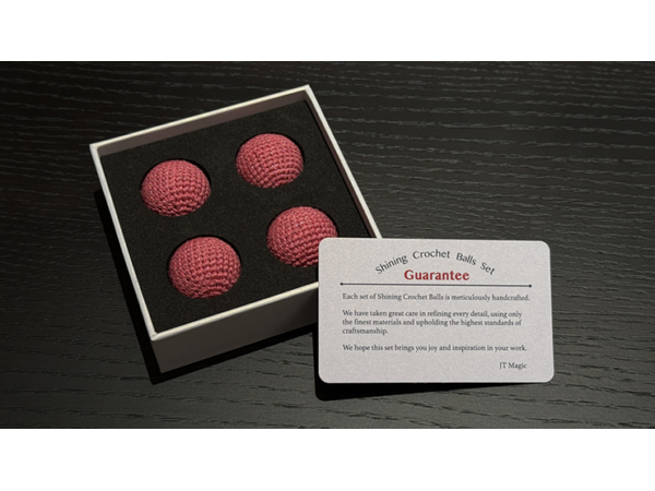 Shining Crochet Balls (Light Pink) by JT Magic