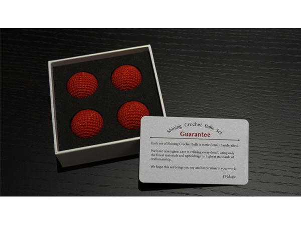 Shining Crochet Balls (Red) by JT Magic