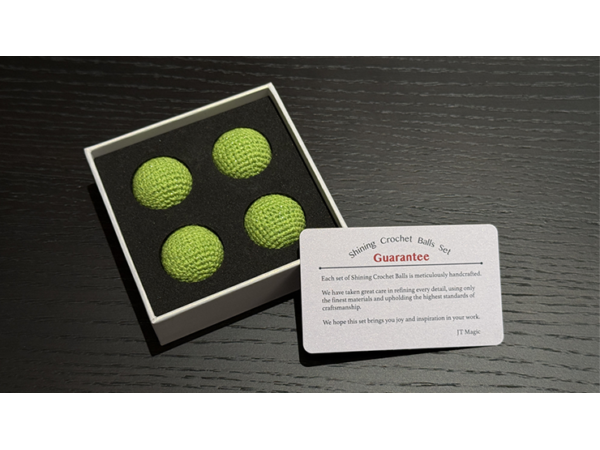 Shining Crochet Balls (Grass Green) by JT Magic