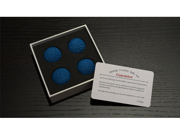 Shining Crochet Balls (Royal Blue) by JT Magic