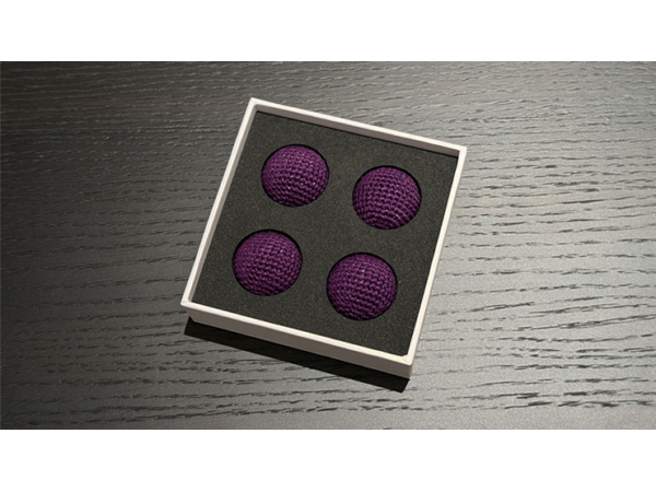 Shining Crochet Balls (Dark Purple) by JT Magic