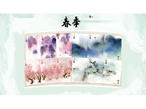 Bicycle Seasons (Spring Edition) Playing Cards