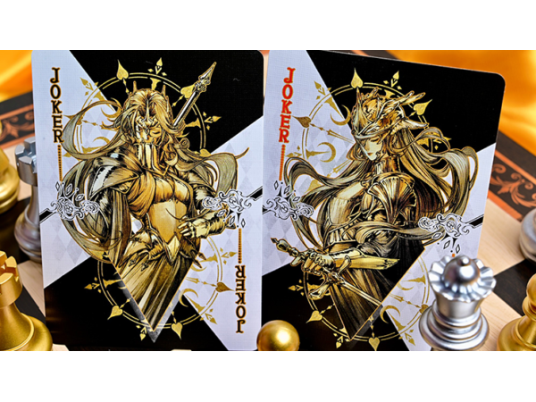 CHESS White Playing Cards by Hidden Light