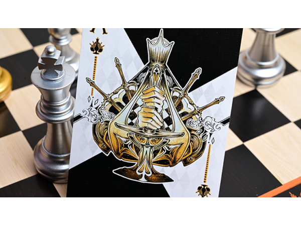 CHESS White Playing Cards by Hidden Light