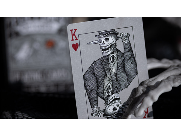FULTONS OCTOBER TOMBSTONE GREY PLAYING CARDS