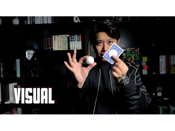 Ball on Card (Blue) by Bond Lee & MS Magic