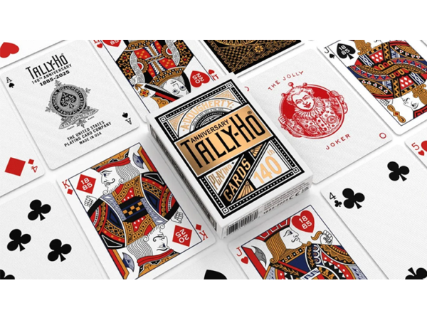 Tally Ho 140th Anniversary (Metaluxe) Playing Cards by US Playing Card