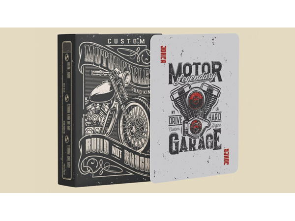 Custom Motorcycles Playing Cards
