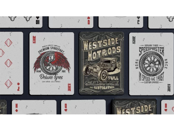 Westside Hotrods Playing Cards