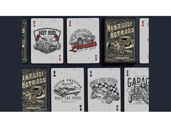 Westside Hotrods Playing Cards