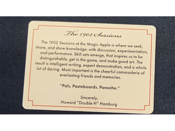 The 1902 Sessions Deck by The Magic Apple
