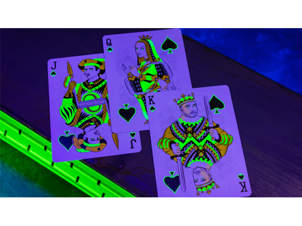 Bicycle Neon Rider Back Green-Glo Deck Playing Cards