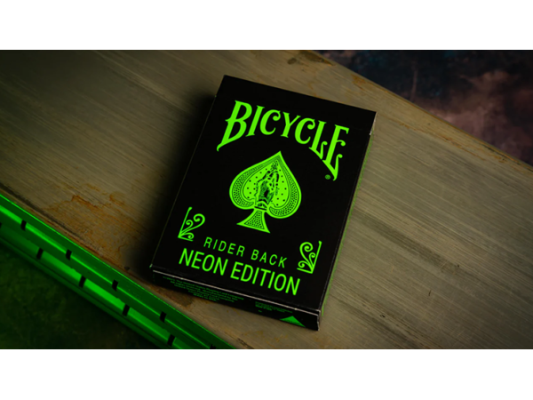 Bicycle Neon Rider Back Green-Glo Deck Playing Cards