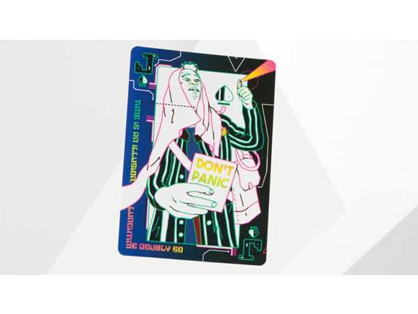 The Hitchhiker's Guide to The Galaxy- The Infinite Improbability Deck (Don't Panic Purple)