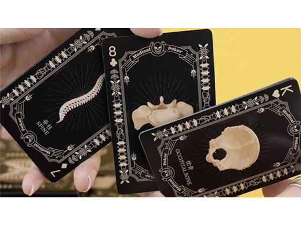 Medical Poker (Black) Playing Cards