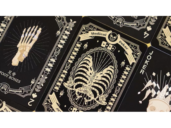 Medical Poker (Black) Playing Cards