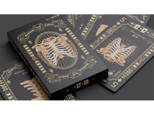 Medical Poker (Black) Playing Cards