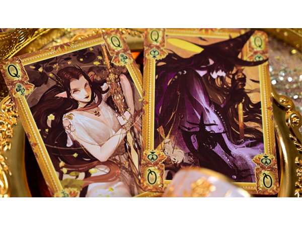 King Arthur V2 (Golden Dawn) Playing Cards by KING STAR