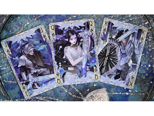 King Arthur V2 (Silver Fairyland) Playing Cards by KING STAR